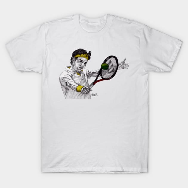 Roger Federer T-Shirt by paulnelsonesch